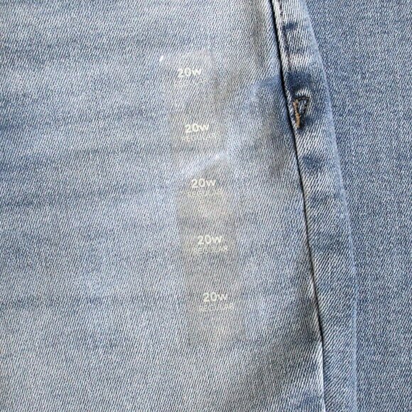 New Maurices EDGELY Jeans Size 20W Curvy High Rise Slim Boot Cut Denim - Picture 5 of 7